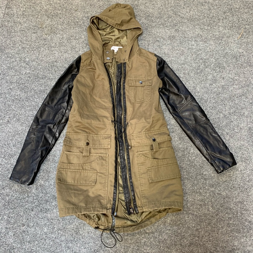 Mixed Material Jacket - image 1